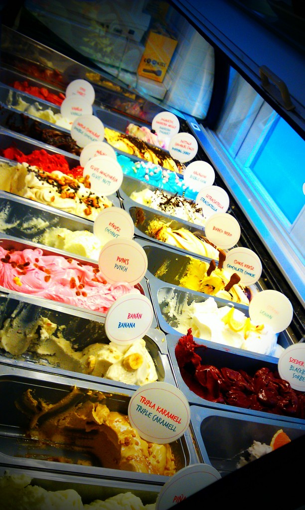 Ice-cream colours